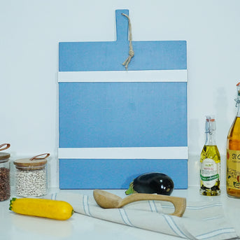 Blue Rectangle Charcuterie Board