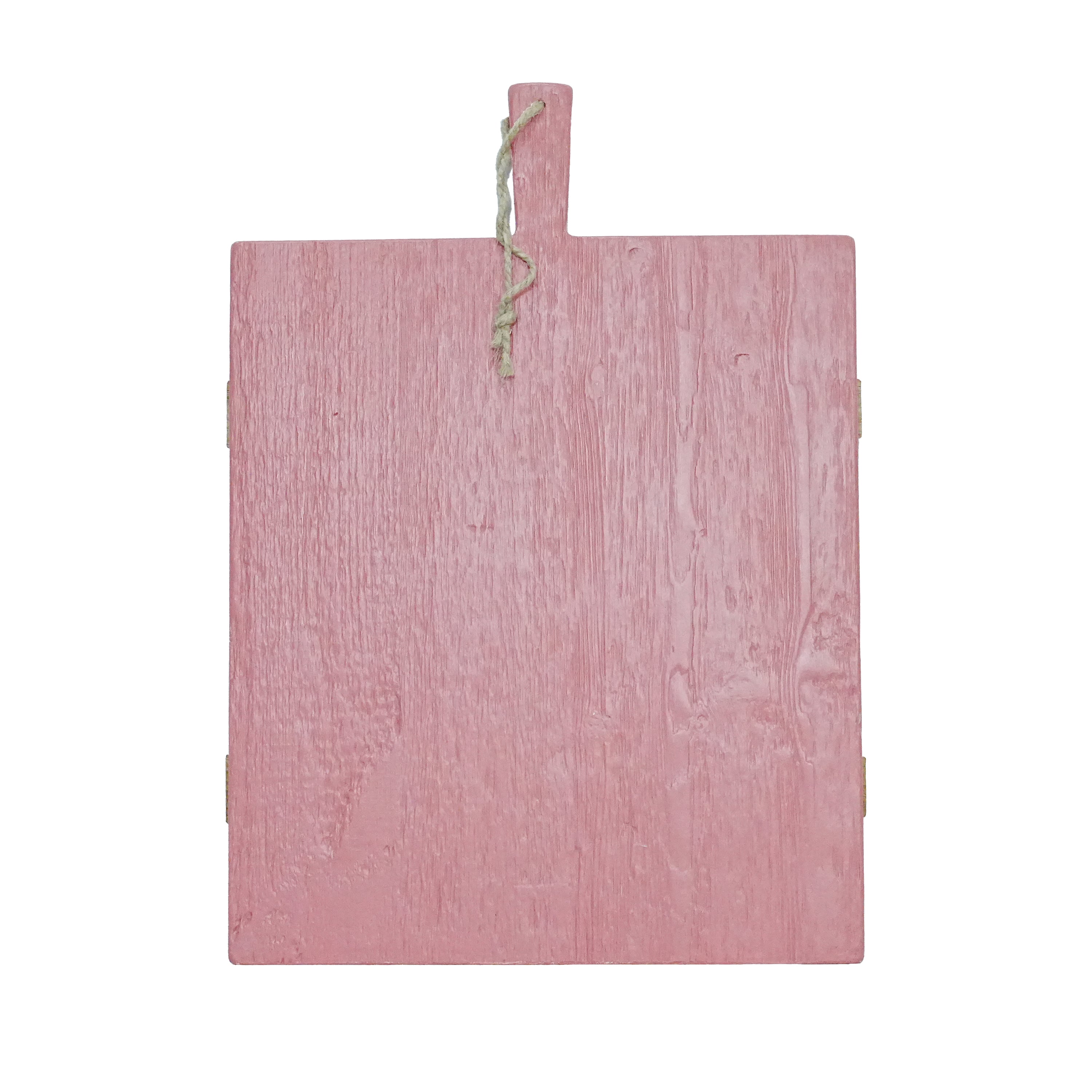 Pink Rectangle Charcuterie Board