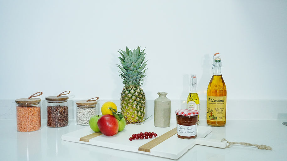 White Rectangle Charcuterie Board
