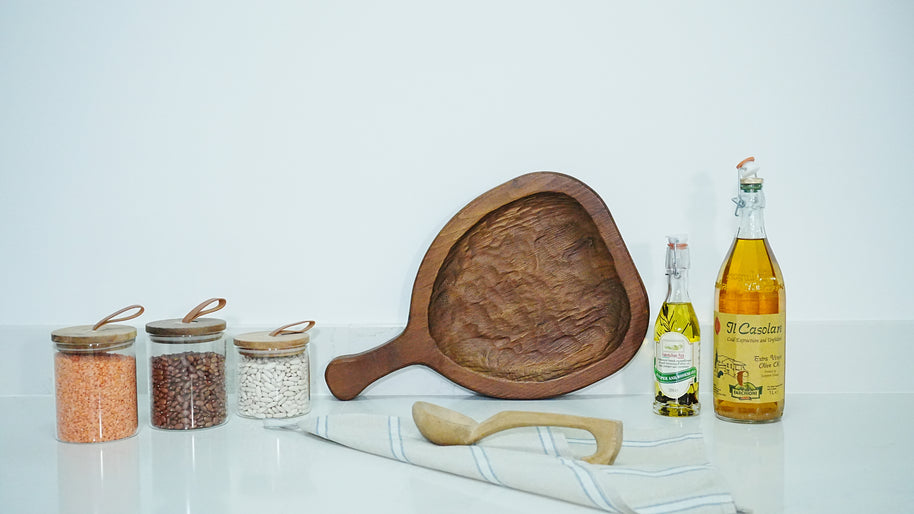 Rustic Wooden Serving Tray