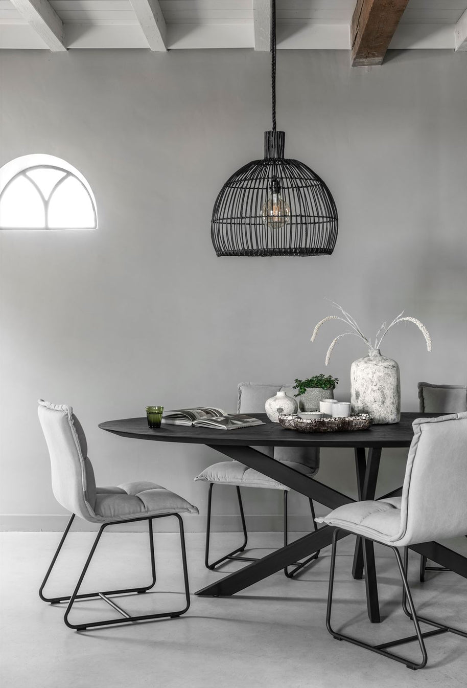 Hanging lamp Las Salinas BLACK