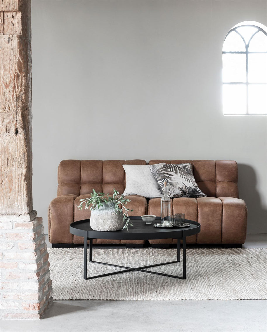 Large HI 301193 Pluto coffee table large black ML Waves loveseat sf1 DTP 8176262553139