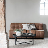 Large HI 301193 Pluto coffee table large black ML Waves loveseat sf1 DTP 8176262553139