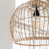 Hanging lamp Las Salinas NATURAL