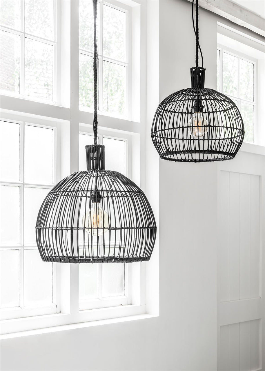 Hanging lamp Las Salinas BLACK