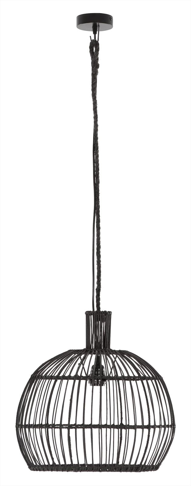 Hanging lamp Las Salinas BLACK