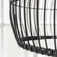 Hanging lamp Las Salinas BLACK