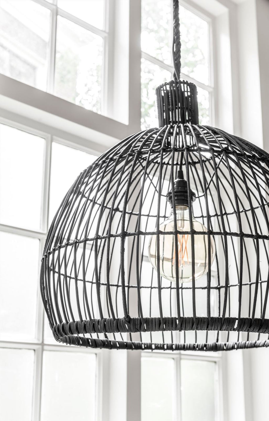 Hanging lamp Las Salinas BLACK