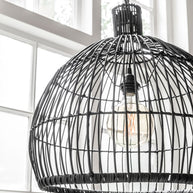 Hanging lamp Las Salinas BLACK