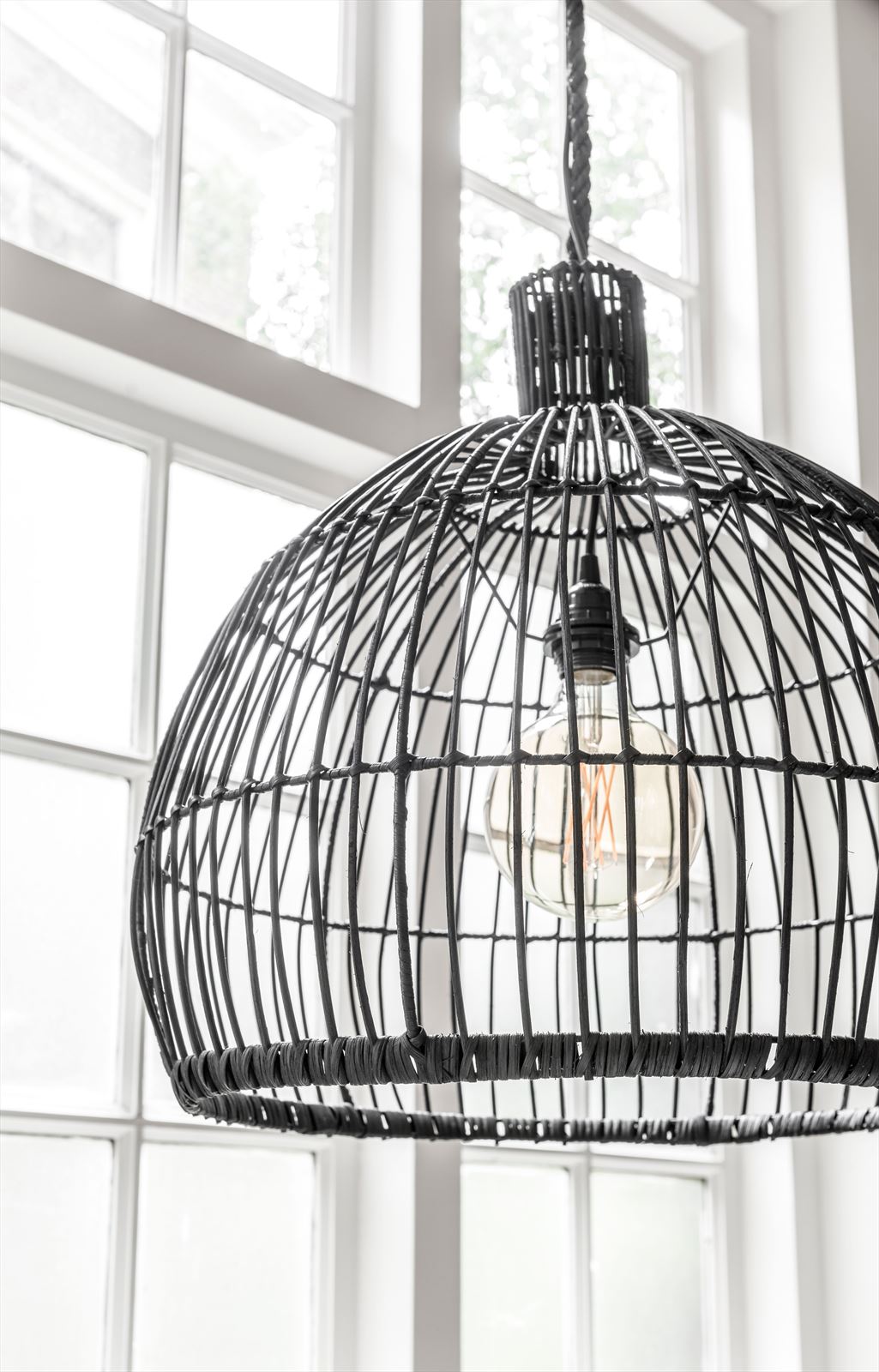 Hanging lamp Las Salinas BLACK