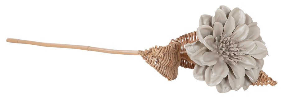 Large ML 524317 Rattan flower Light Grey 3 11288762553698