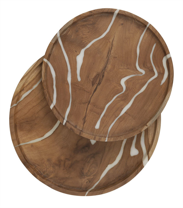 Trays Cream, set of 2  - ORDER by 2 pcs