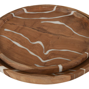 Trays Cream, set of 2  - ORDER by 2 pcs