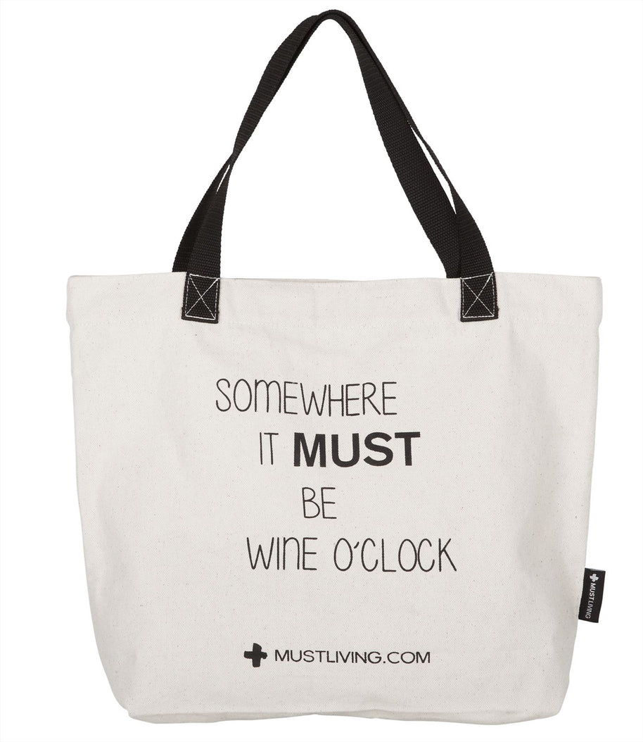 Shopper Wine O'Clock - ORDER by 2 pcs