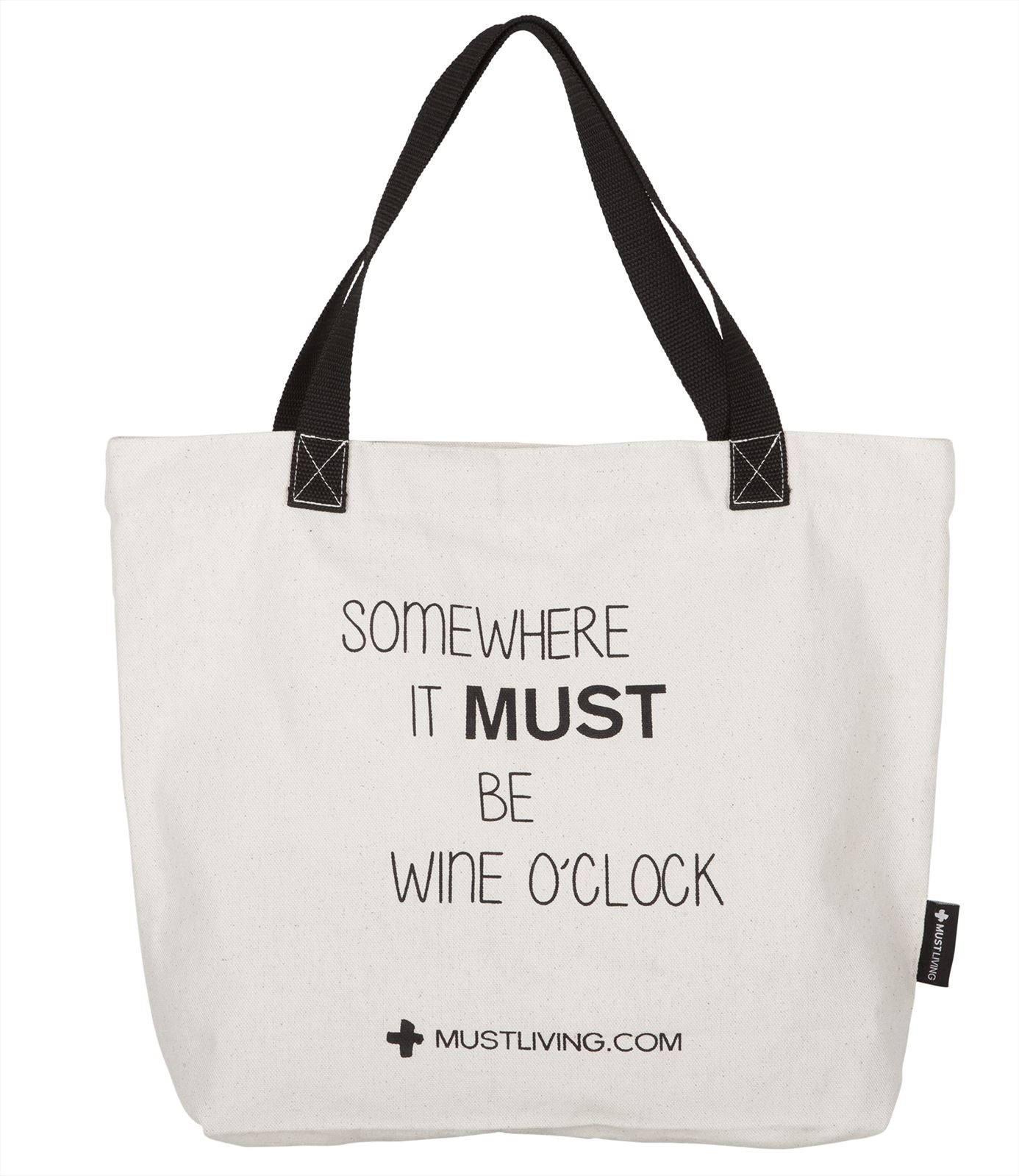 Shopper Wine O'Clock - ORDER by 2 pcs