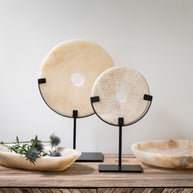 Candle holder Cheese Stone