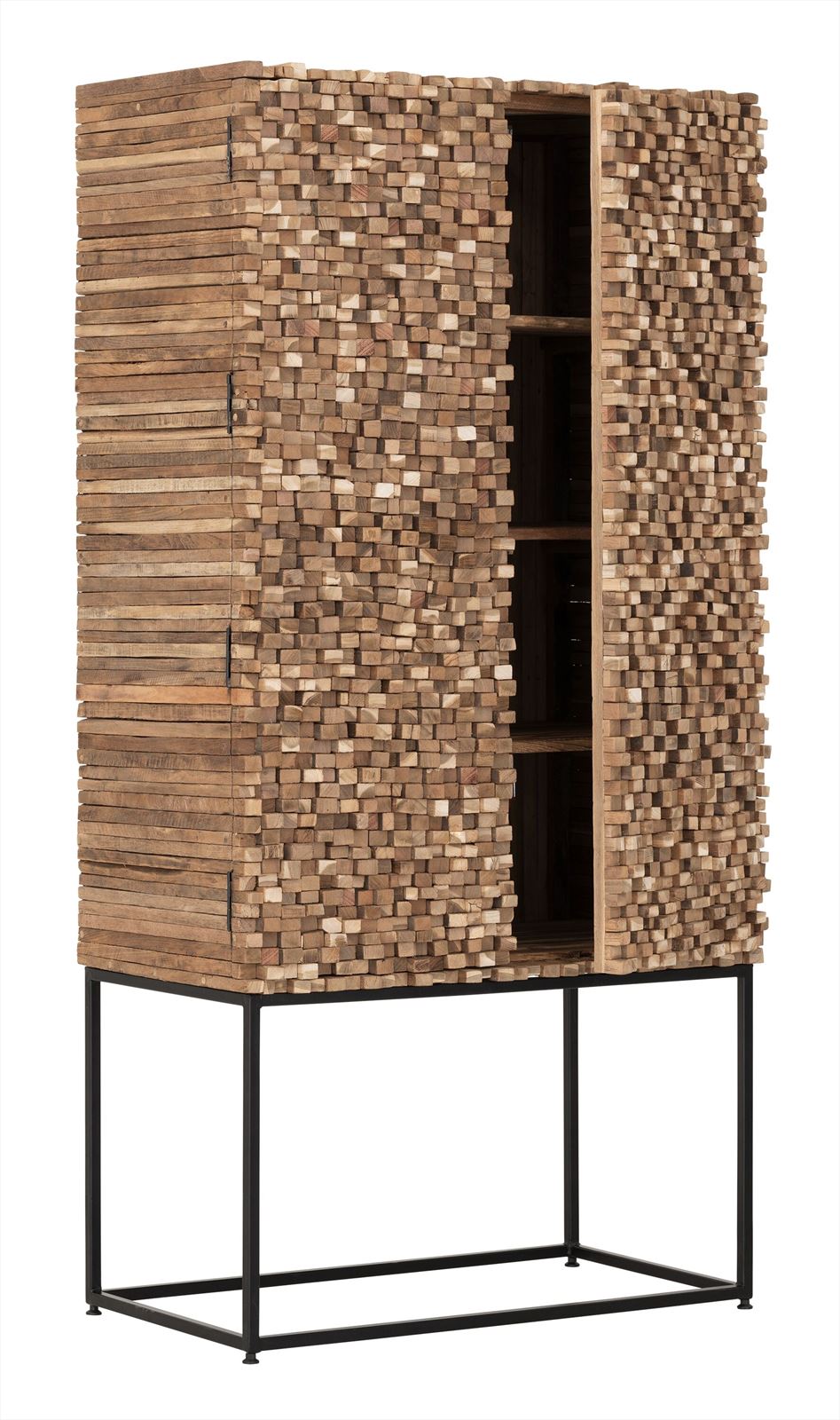 Cupboard Sticks, 2 doors and 6 shelves