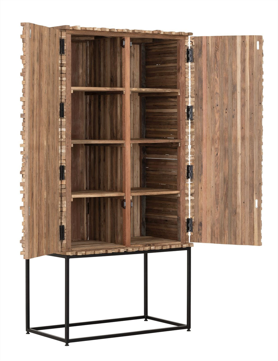 Cupboard Sticks, 2 doors and 6 shelves