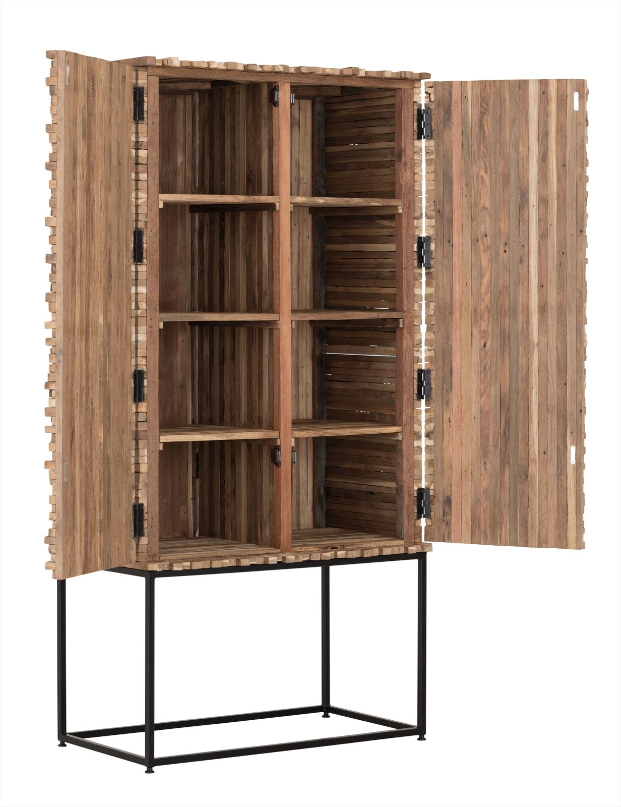 Cupboard Sticks, 2 doors and 6 shelves