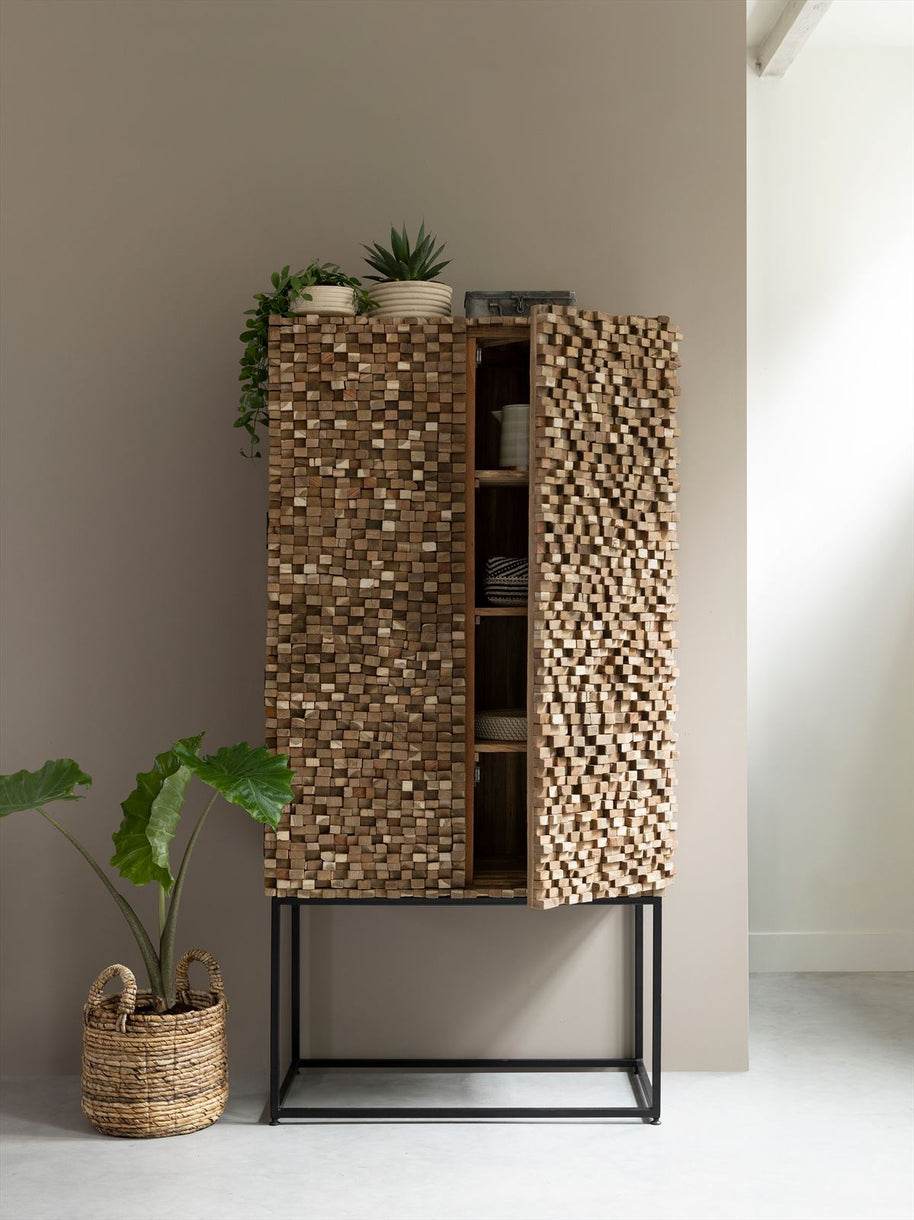 Cupboard Sticks, 2 doors and 6 shelves