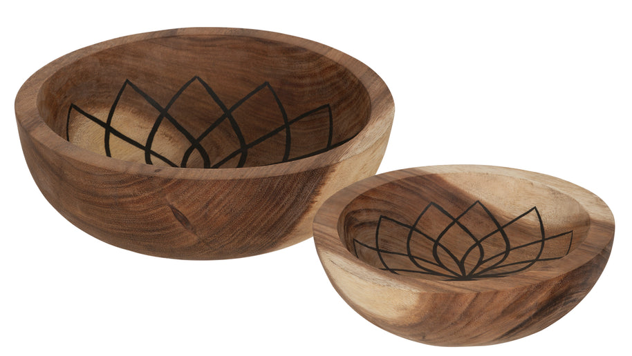 ML 421904 Mandala Lotus bowls set of 2 2 11888761319414