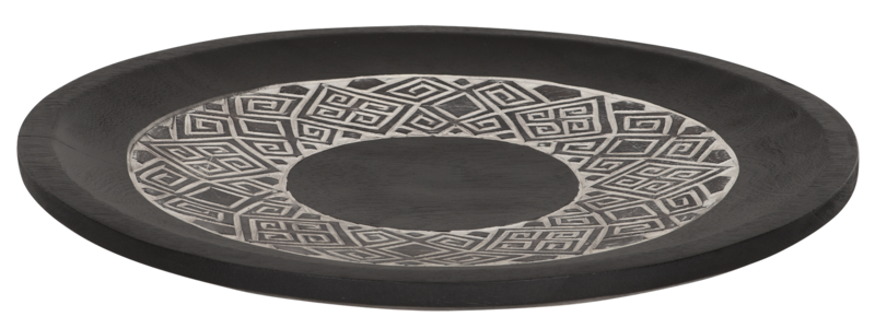 ML 430846 Tribal plate black 1 8195011314963