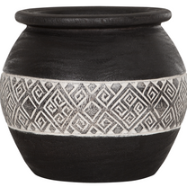 ML 430848 Tribal vase large black 1 8195011314964