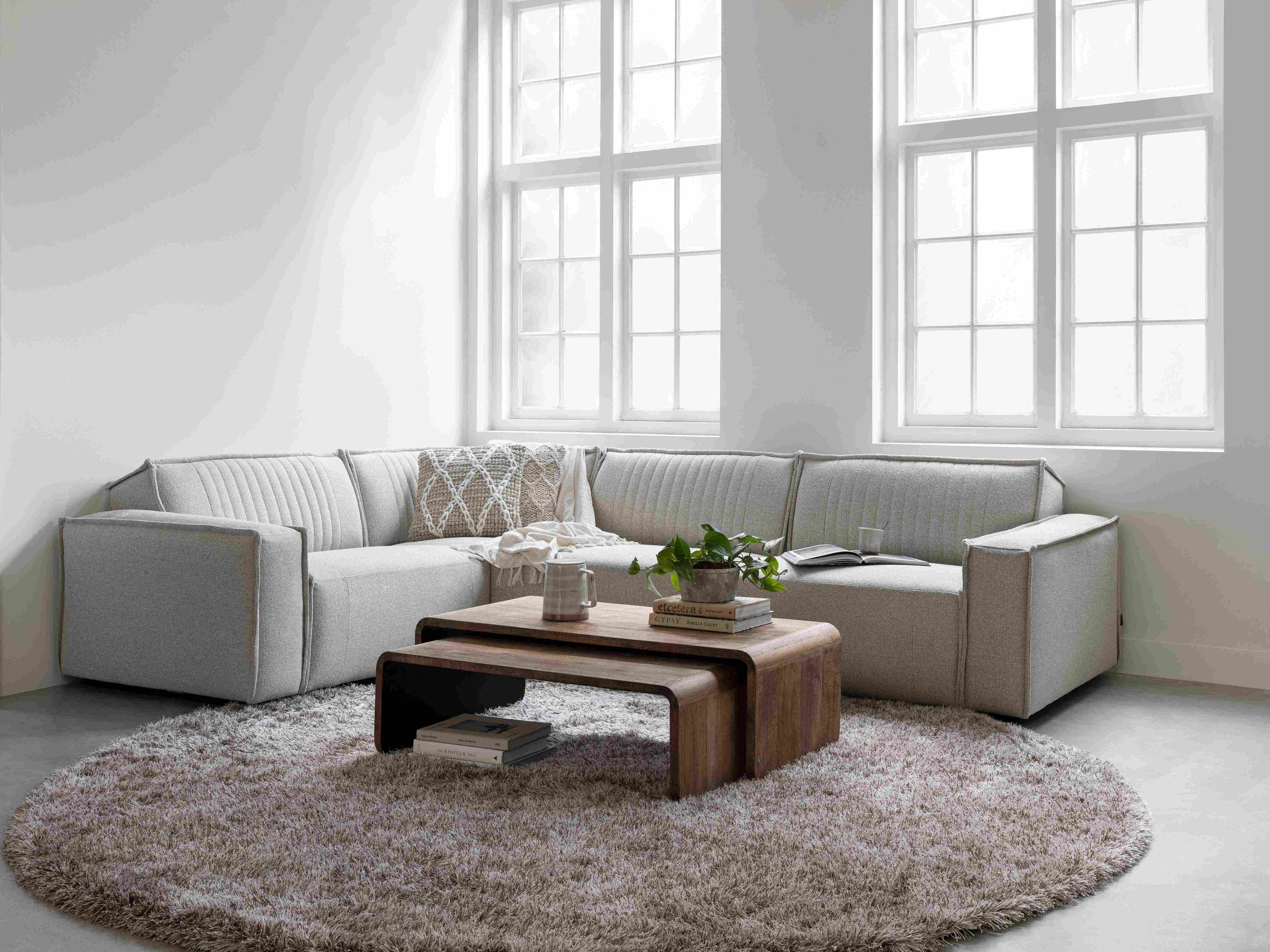 Carpet Crown Round Large Brown