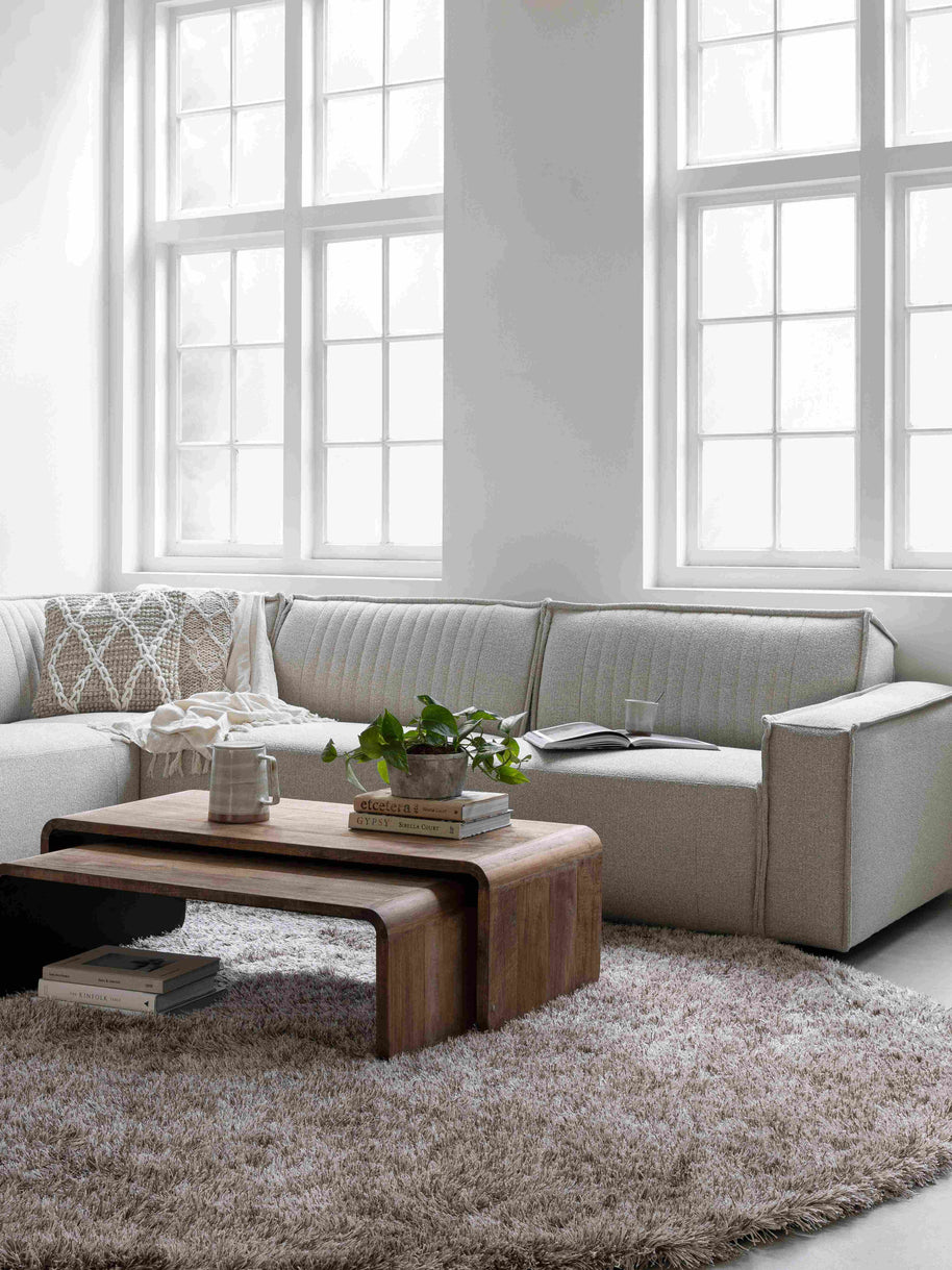 Carpet Crown Round Large Brown