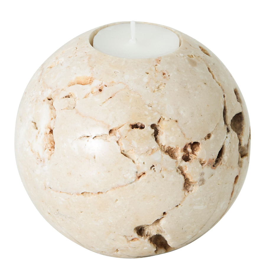 Candle holder Cheese Stone