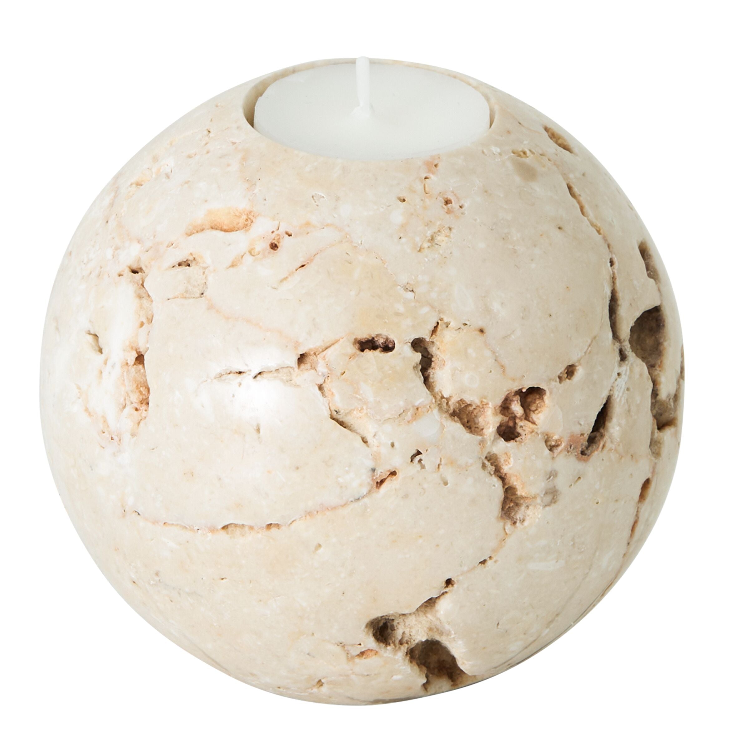 Candle holder Cheese Stone