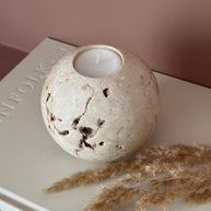 Candle holder Cheese Stone