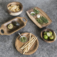 Trays Cream, set of 2  - ORDER by 2 pcs