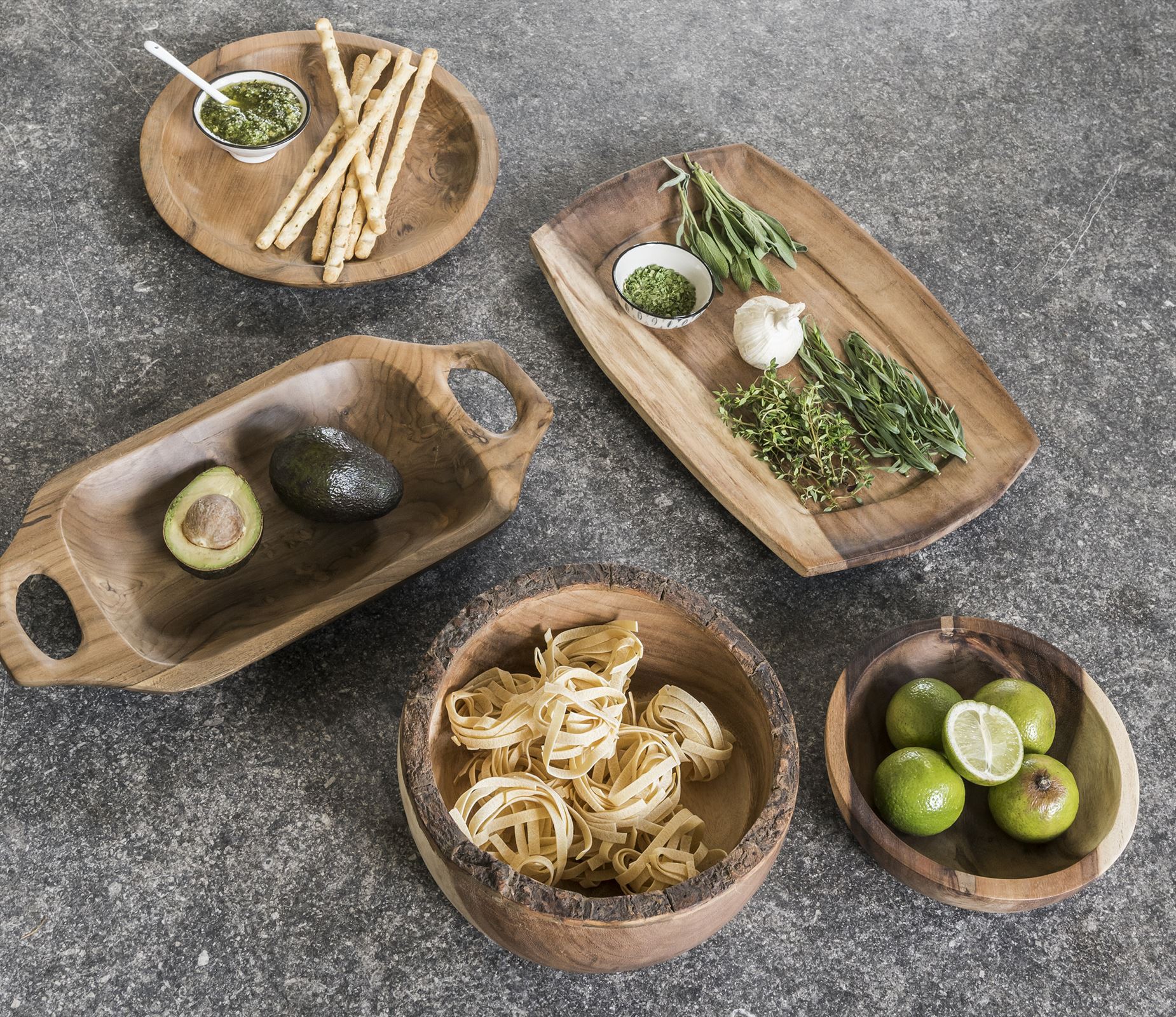 Trays Cream, set of 2  - ORDER by 2 pcs