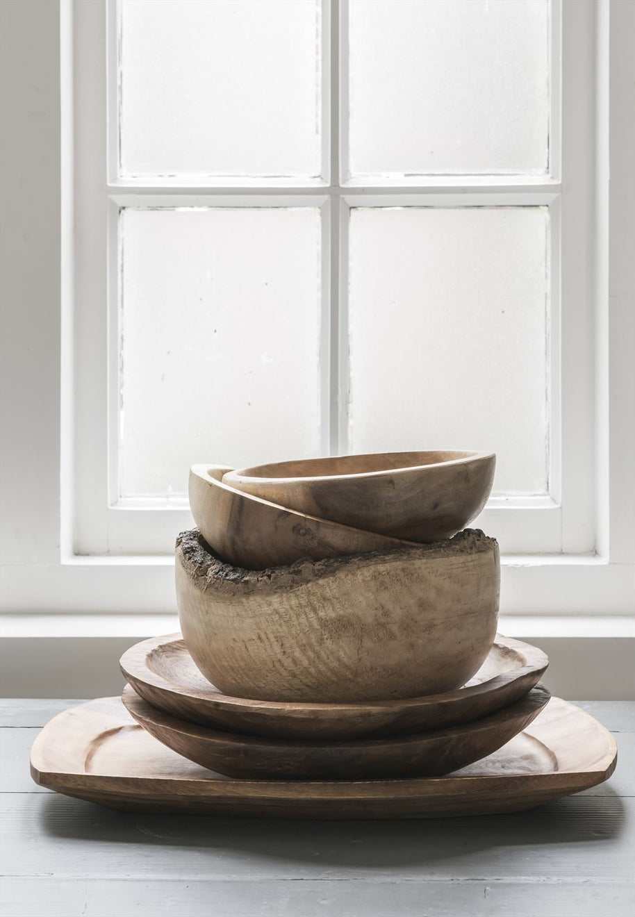 Trays Cream, set of 2  - ORDER by 2 pcs