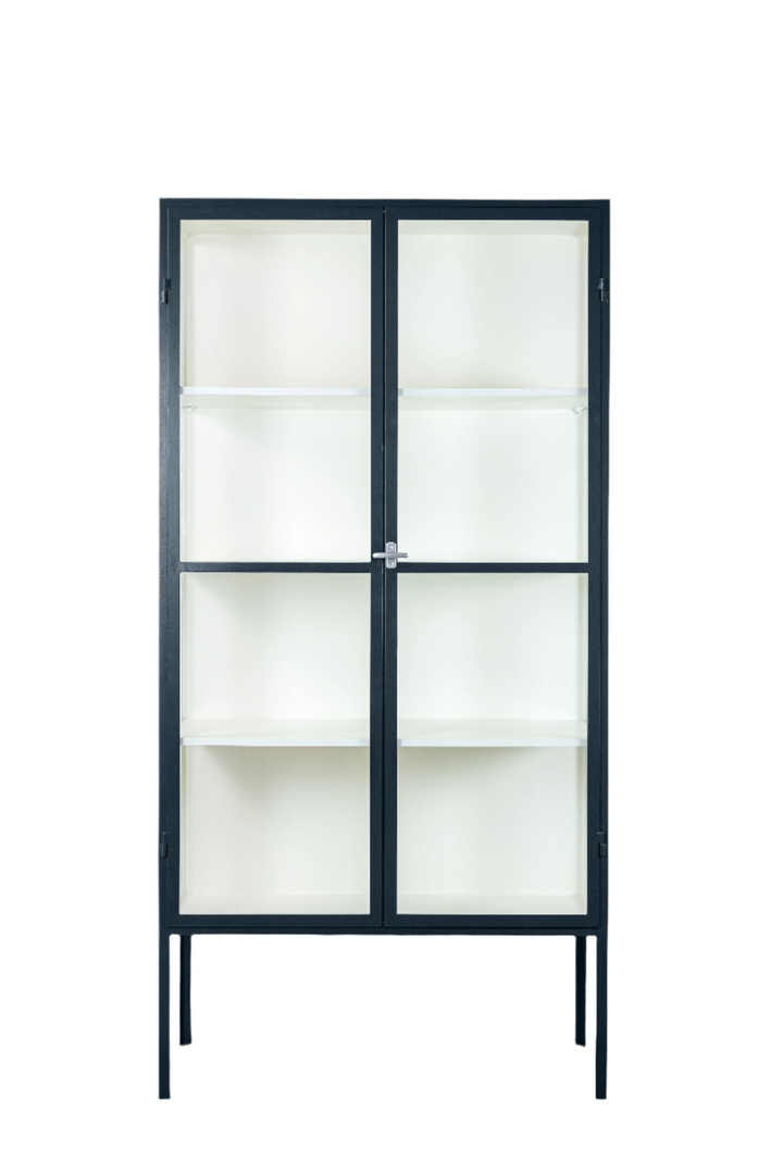 Long-Legged Metal Cabinet with 2 doors