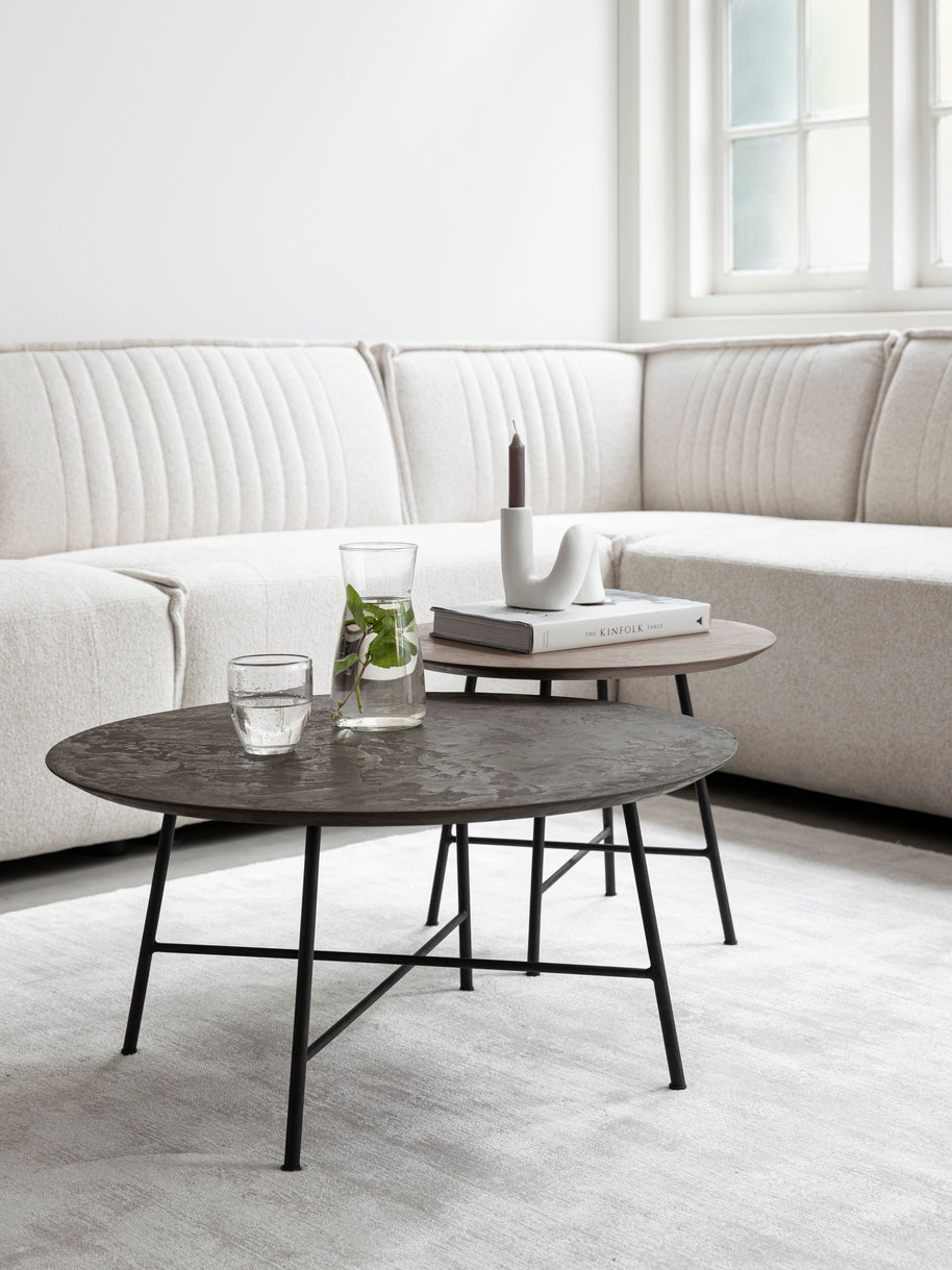 Coffee table Delta Earth, set of 2