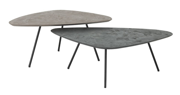 Coffee table Plectro Earth, set of 2