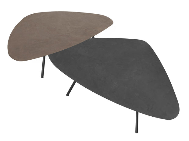 Coffee table Plectro Earth, set of 2