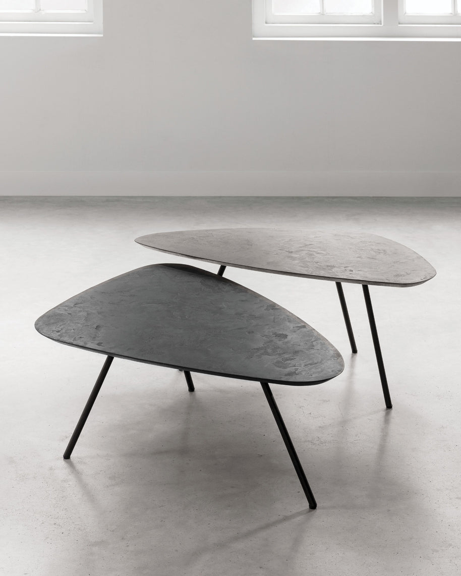 Coffee table Plectro Earth, set of 2