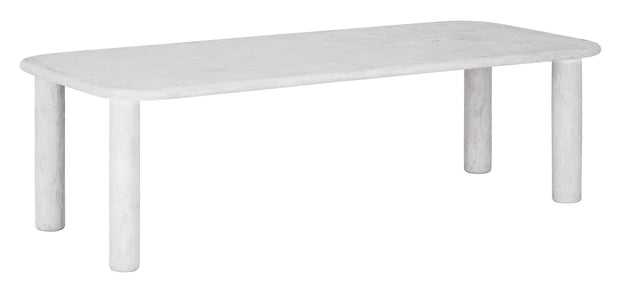 Dining table Clio rectangular CHALK
