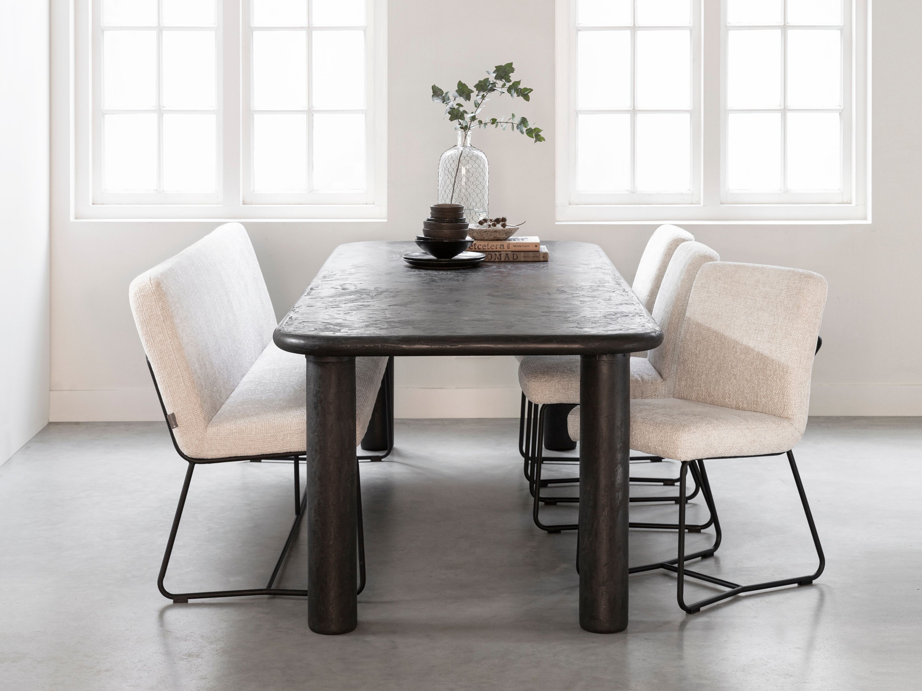 Dining table Clio rectangular PEPPER