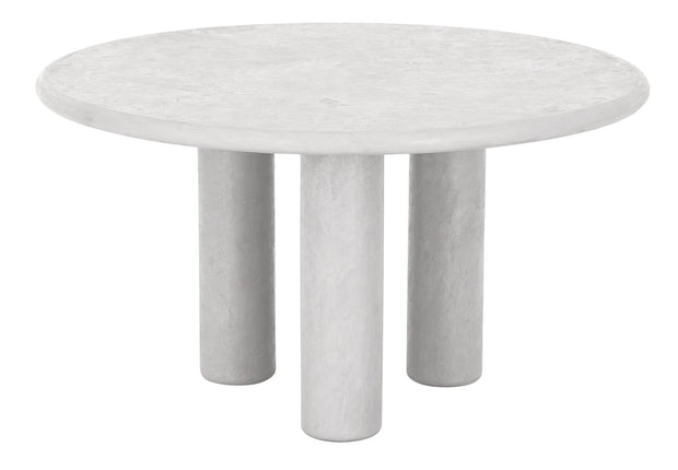 Dining table Clio round CHALK