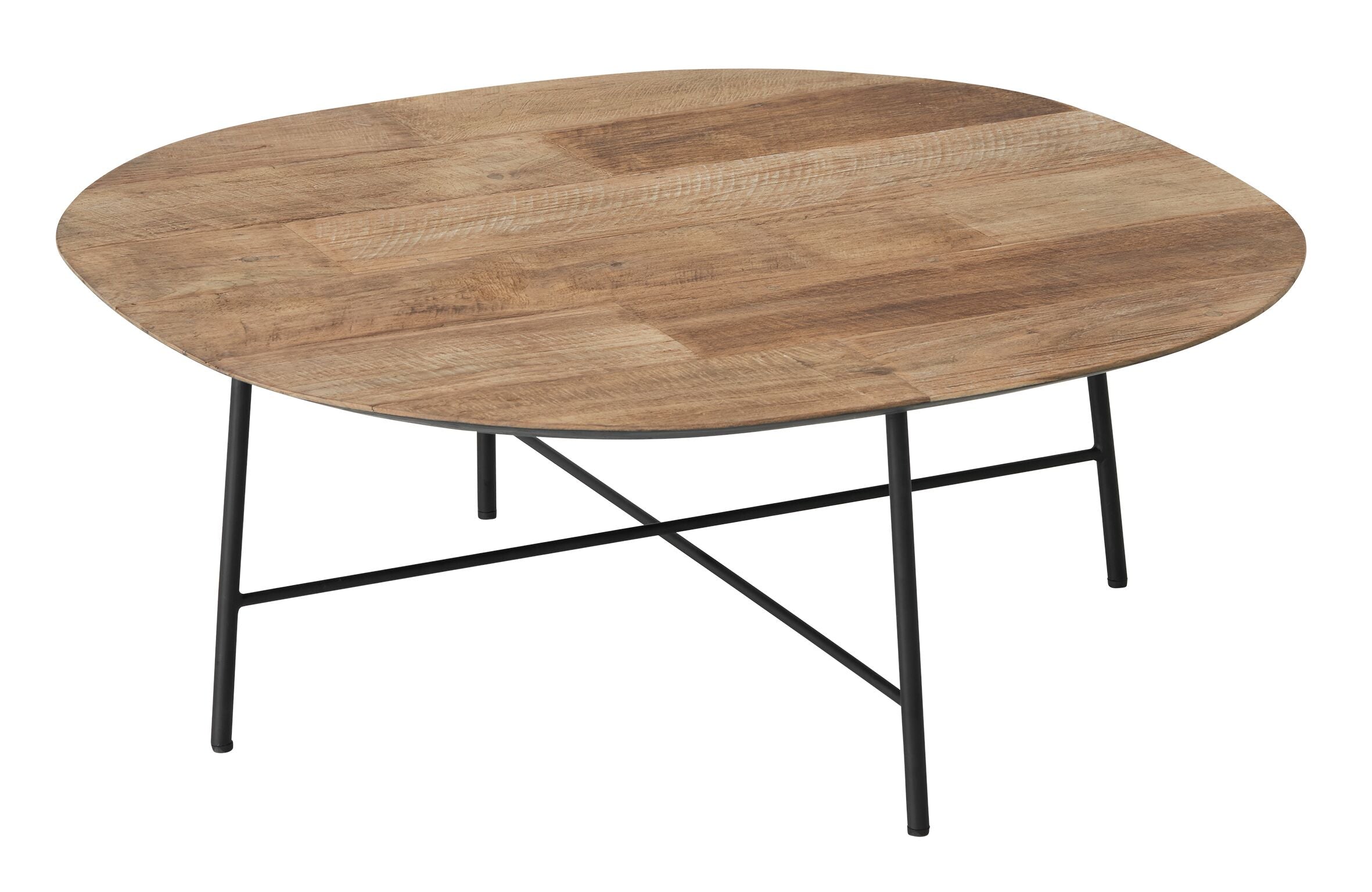 Coffee table Soho semi-round TEAKWOOD
