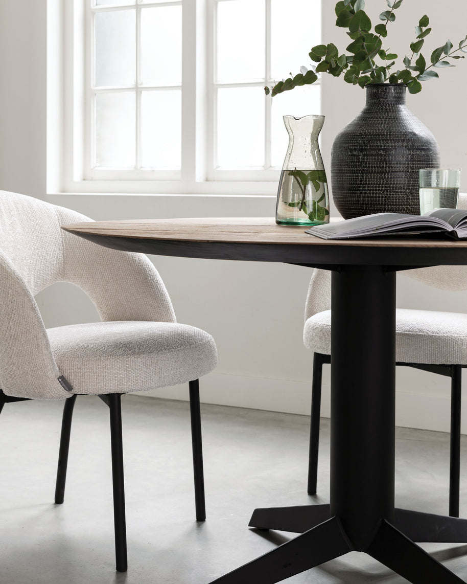 Dining table Soho round TEAKWOOD