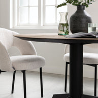 Dining table Soho round TEAKWOOD