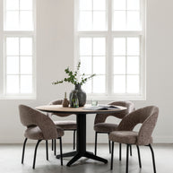Dining table Soho round TEAKWOOD
