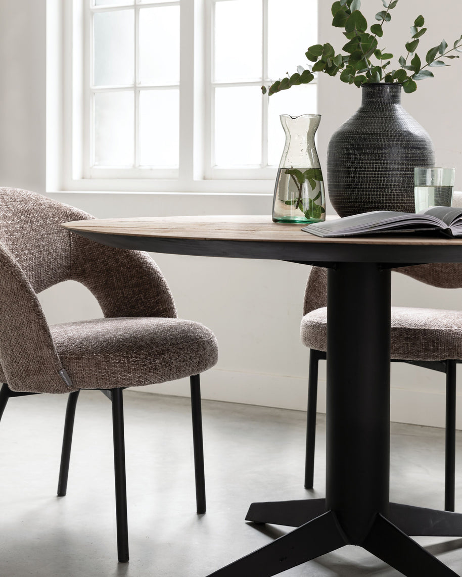 Dining table Soho round TEAKWOOD