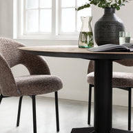 Dining table Soho round TEAKWOOD