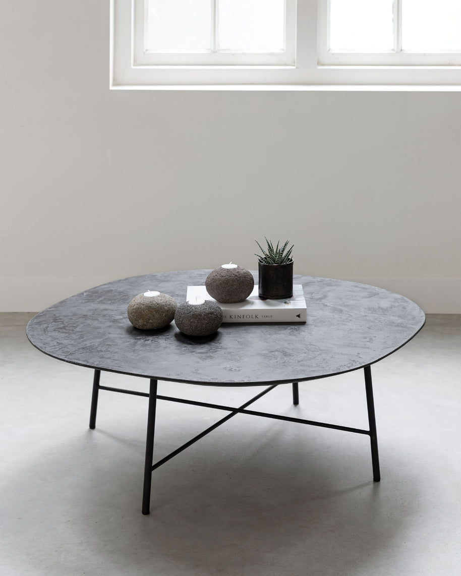 Coffee table Soho semi-round MORTEX
